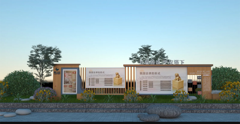 天津社区文化宣传栏设计、街道文化宣传栏建设