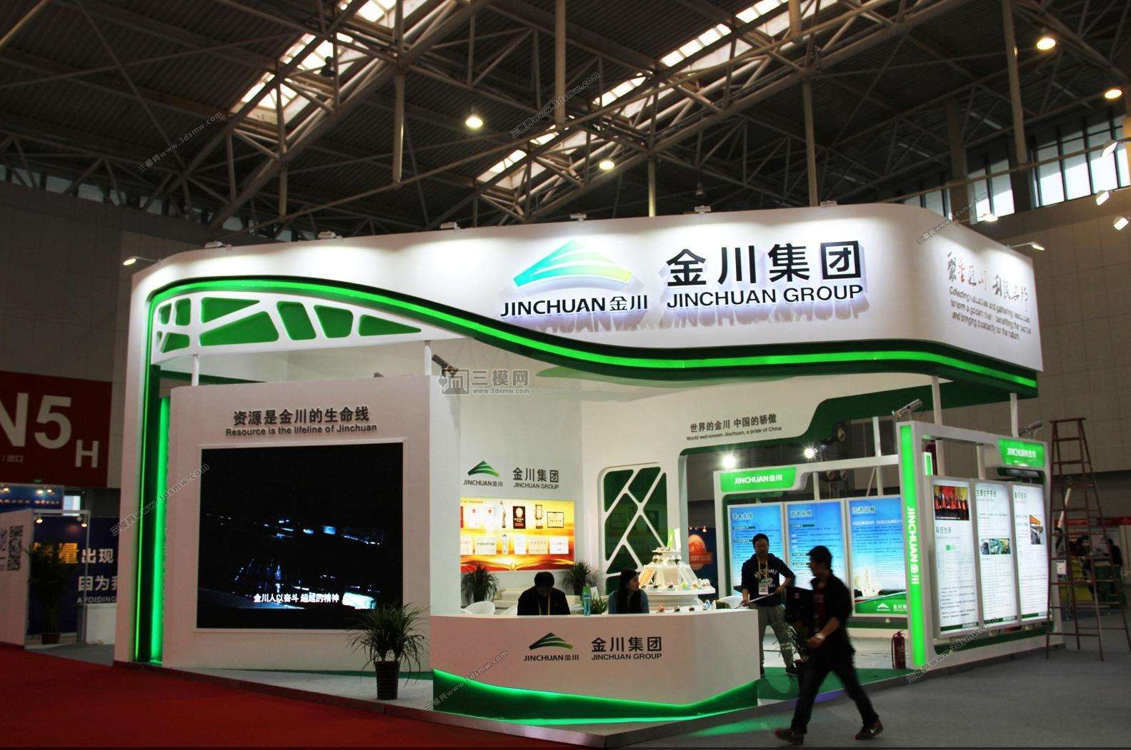 天津展览设计公司搭建金川集团天津畜牧农业展台搭建